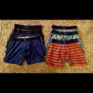 6 Pair Saxx Mens Quest Boxer Briefs